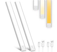 OUILA Lampe de Placard, Eclairage Led Rechargeable Interieur Placard,Sans Fi,Dimmable Lampe Led Detecteur Mouvement,Lumière Led pour Armoire Placard Escalier Cuisine