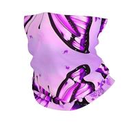 OUInbvv Foulard de sport multifonction avec motif papillon violet doux et doux pour la peau pour le cyclisme, l'alpinisme, la plage et le fitness