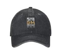 OUINCIIC Parce Que Je suis Le DM, C'est Pourquoi RPG Casquette de Baseball Chapeau de Soleil Casquette Militaire Homme Casquette de Golf Baseball Hommes Femmes