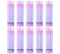 OuiSmart 10 Autocollants Sticker adhésif Colle Batterie pour iPhone 7 Plus