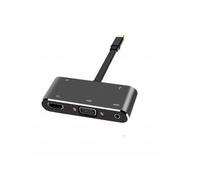 OuiSmart® Adaptateur (Type C vers HDMI/VGA/Audio/USB 3.0)