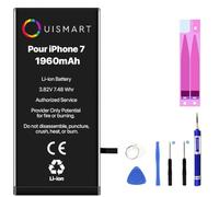 OuiSmart® Batterie DE Remplacement pour IPHONE 7 avec ADHESIF 1960MAH