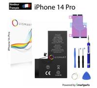 OuiSmart® BATTERIE POUR IPHONE 14 PRO INTERNE NEUVE DE REMPLACEMENT AVEC OUTILS + ADHESIF
