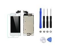 OuiSmart Bloc LCD ASSEMBLÉ VITRE Tactile + ECRAN LCD Retina pour IPHONE 5 Blanc + 1 Verre TREMPÉ