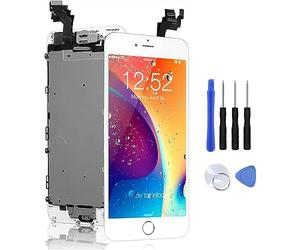 OuiSmart Bloc LCD Tout ASSEMBLÉ VITRE Tactile + ECRAN LCD pour IPHONE 6 Plus Blanc