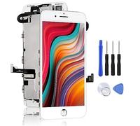 OuiSmart Bloc LCD Tout ASSEMBLÉ VITRE Tactile + ECRAN LCD Remplacement pour IPHONE 7 Plus Blanc + Outils