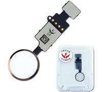 OuiSmart Bouton Home + Nappe (iPhone 8 Plus, Blanc - Or)