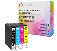 OuiSmart® Cartouches d'encre Compatible pour Epson (T1285, Lot de 4)