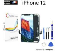 OuiSmart® ECRAN LCD POUR IPHONE 12 INCELL VITRE TACTILE SUR CHASSIS NOIR + OUTILS