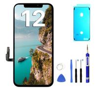 OuiSmart® ECRAN LCD pour IPHONE 12 INCELL VITRE Tactile sur Chassis Noir + Outils + Joint