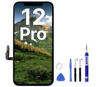 OuiSmart® ECRAN LCD pour IPHONE 12 Pro INCELL VITRE Tactile sur Chassis Noir + Outils