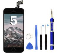 OuiSmart® ECRAN LCD pour IPHONE 5 Noir Retina VITRE Tactile sur Chassis + Outils