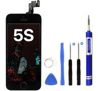 OuiSmart® ECRAN LCD pour IPHONE 5S Noir Retina + VITRE Tactile Complet sur Chassis + Outils