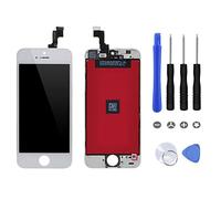 OuiSmart ECRAN LCD Retina + VITRE Tactile Complet sur Chassis pour IPHONE 5S/SE Blanc + Outils