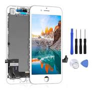 OuiSmart ECRAN LCD + VITRE Tactile sur Chassis pour IPHONE 8 Blanc + KIT Outils