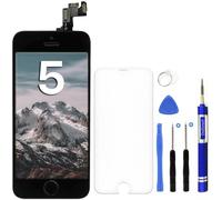 OuiSmart® Écran pour iPhone Complet (Noir, iPhone 5 Nu)