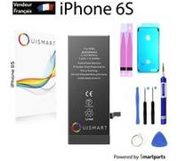 OuiSmart® Kit Batterie pour iPhone 6s (Joint Noir) G