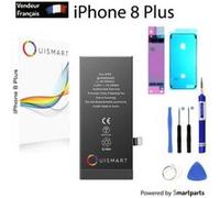 OuiSmart® Kit Batterie pour iPhone 8 Plus (Joint Noir) Noir G
