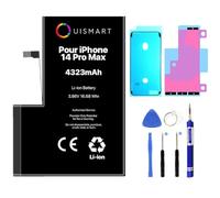 OUISMART® KIT Batterie pour IPHONE (avec Kit Outils + Adhésif + Joint D'étanchéité, iPhone 14 Pro Max)