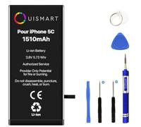 OUISMART® KIT Batterie pour IPHONE (avec Kit Outils, iPhone 5C)