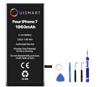 OUISMART® KIT Batterie pour IPHONE (avec Kit Outils, iPhone 7)