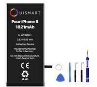 OUISMART® KIT Batterie pour IPHONE (avec Kit Outils, iPhone 8)