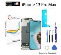 OuiSmart - OuiSmart® ECRAN LCD POUR IPHONE 13 PRO MAX INCELL VITRE TACTILE SUR CHASSIS NOIR + OUTILS + JOINT + VERRE
