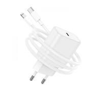 Ouismart® Pack chargeur rapide 20W avec câble USB-C compatible avec iPhone 6/7/8/X/11/12/13/14/Plus