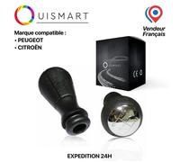 OuiSmart® Pommeau levier de vitesse pour Peugeot 106 206 306 406 806 107 207 307 407 607 807 3008 Partner Citroën C1 C3 C