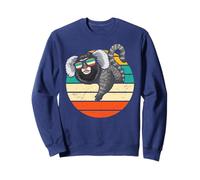 Ouistiti Commun Singe Avec Lunettes De Soleil Rétro Sweatshirt