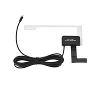Ouitble Antenne d'antenne d'autoradio numérique Dab, Support en Verre, Prise mâle MCX, réception de Signal Haute Performance pour Installation de Pare-Brise de Voiture avec longueu