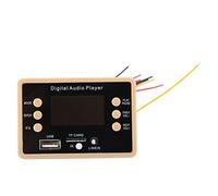 Ouitble Carte décodeur Bluetooth 5.0, Module de Lecteur MP3, Module Audio stéréo pour système de Musique de Voiture et de Maison, matériau ABS, écran Couleur