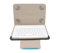 Ouitble Étui Universel pour Clavier Bluetooth en Cuir PU avec Support pour Tablette de 7 Pouces et téléphone Grand écran Housse de Protection Haut de Gamme pour Le Bureau d'affaire