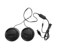 Ouitble Haut-Parleur D'Ordinateur USB 2.0 et Prise Jack 3,5 Mm Haut-parleurs PC Bouton de Contrôle du Volume Son HiFi Filaire pour PC de Bureau Ordinateur Portable Smartphones (Non Lumineux)