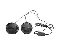 Ouitble Haut-Parleur D'Ordinateur USB 2.0 et Prise Jack 3,5 Mm Haut-parleurs PC Bouton de Contrôle du Volume Son HiFi Filaire pour PC de Bureau Ordinateur Portable Smartphones (Lumineux)