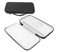 Ouitble Keyboard Case for MX Keys Mini Wireless Illuminated Keyboard Protective Travel Storage Box Shockproof EVA Material Black Gray Color Compact Lightweight Design with Hand