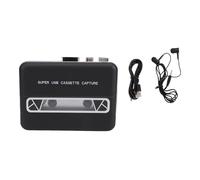 Ouitble Lecteur de Cassette Portable avec Haut-Parleur intégré, convertisseur de Cassette USB en MP3 pour Ordinateur Portable, graveur de CD, matériau ABS