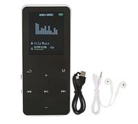 Ouitble Lecteur MP3 Bluetooth 4.2 Mémoire 8 Go Écran 1,8 Pouces Lecteur de Musique Portable avec réduction du Bruit Dictionnaire de Traduction sonore HiFi pour Les Amateurs de SPOR (Argent)