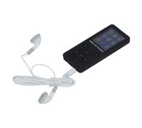 Ouitble Lecteur Mp3 / Lecteur MP4 64 Go Bluetooth 5.0 HiFi Mp3 Music Player, écran LCD de 1,8 Pouce avec Haut-Parleur de la Vidéo de Livre électronique (Noir)