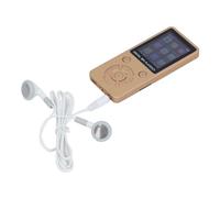 Ouitble Lecteur Mp3 / Lecteur MP4 64 Go Bluetooth 5.0 HiFi Mp3 Music Player, écran LCD de 1,8 Pouce avec Haut-Parleur de la Vidéo de Livre électronique (Doré)