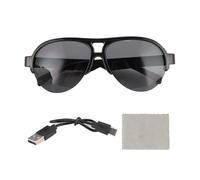 Ouitble Lunettes intelligentes avec Traduction en 137 Langues Microphone et Haut-Parleur intégrés Lunettes de Soleil Bluetooth sans Fil à Oreille Ouverte pour Les appels musicaux