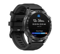 Ouitble Montre connectée GPS, écran de 43 Pouces, Suivi de la Forme Physique, appels sans Fil, 60 Modes de Sport, 3ATM, pour Les Sports de Plein air pour Femmes (Noire)
