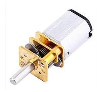Ouitble N20 DC3V 6V 12V 50-2000 tr/min Réducteur de vitesse Moteur à courant continu avec engrenage métallique pour voiture radiocommandée, modèle robot, jouet moteur DIY