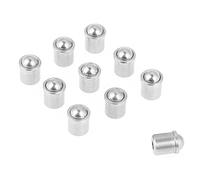Ouitble Plongeur à ressort à bille, 10 pièces, 6x7 mm en acier inoxydable 304, piston à ressort à bille fileté à ressort, accessoires de corps de boule, kit d'outils pour pinces, moules