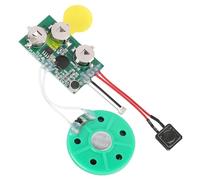 Ouitble Puce de Carte de vœux DIY Module de Son Vocal enregistrable Enregistrement répétable 60 Secondes Activation de la lumière Idéal pour Les Cartes de vœux Faites à la Main COF