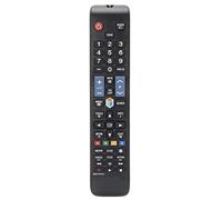 Ouitble Remplacement de la télécommande TV Universelle Multifonction ABS Noir léger Facile à Utiliser pour Les modèles compatibles de la série AA59