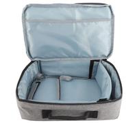 Ouitble Sac de Transport pour projecteur Portable en Nylon Robuste avec poignée Robuste pour Le Rangement et la Protection de Voyage Gris 34 x 20 x 10,2 cm