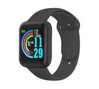 Ouitble Smart 0,4 Pouces 150 mAh Compteur de Pas Alarme Alerte de Message Entrant Mode Sport Montre de Fitness pour Le Suivi Quotidien de la Condition Physique et du Sport Noir 40 (Noire)