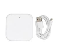 Ouitble Smart Gateway Work DC 5 V WiFi Télécommande sans Fil pour Porte d'entrée sans clé ABS Blanc Installation Facile Commande vocale pour la sécurité de la Maison Intelligente