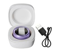 Ouitble Smart Ring Health Tracker IP68 Bluetooth Moniteur d'activité Physique pour Le Suivi du Sommeil Comptage des Pas Détection de la température Amateurs de Sport Alliage d'alum (N ° 18)